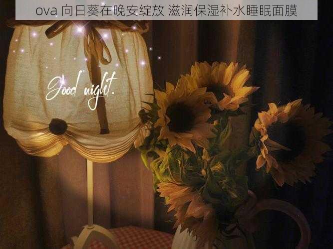 ova 向日葵在晚安绽放 滋润保湿补水睡眠面膜