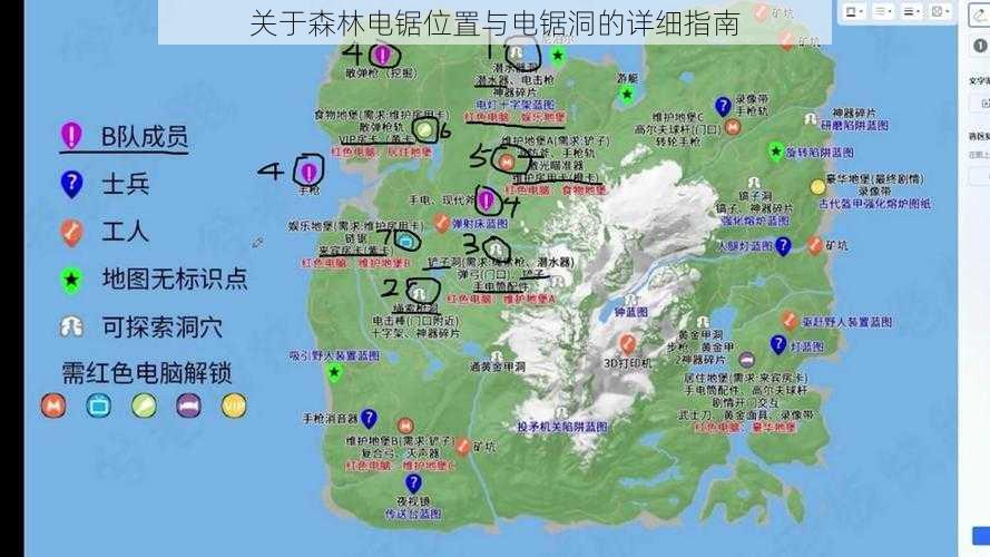 关于森林电锯位置与电锯洞的详细指南